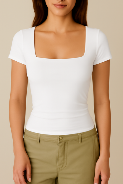 Short-Sleeved Contour T-Shirt